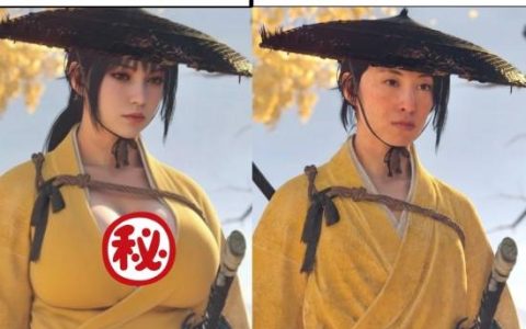 玩家爆改《羊蹄山之魂》女主：绝美容颜看一眼就心动