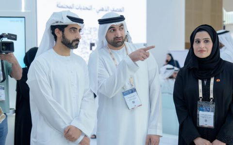 Salem bin Abdulrahman Al Qasimi Visits the Government of Sharjah Pavilion at GITEX Global 2025