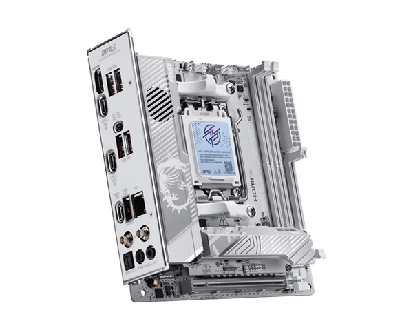 微星发布MPG X870I EDGE TI EVO WiFi超频主板：双内存插槽、支持10000MT/s！