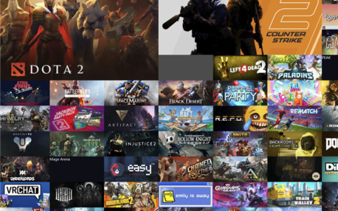 看看你的最爱有多大 开源神器一键生成Steam库存拼贴图：玩得越久图越大！