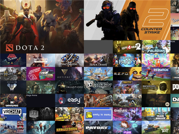 看看你的最爱有多大 开源神器一键生成Steam库存拼贴图：玩得越久图越大！