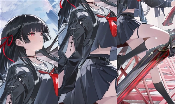 《鸣潮》黑长直JK少女千咲立绘公布：玩家直呼女神我爱你