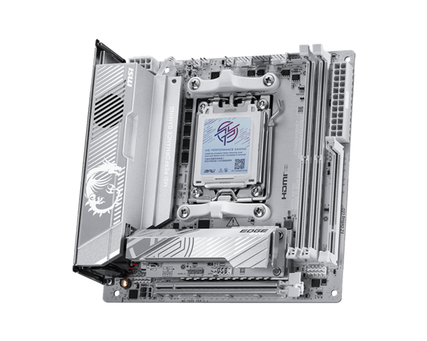 微星发布MPG X870I EDGE TI EVO WiFi超频主板：双内存插槽、支持10000MT/s！