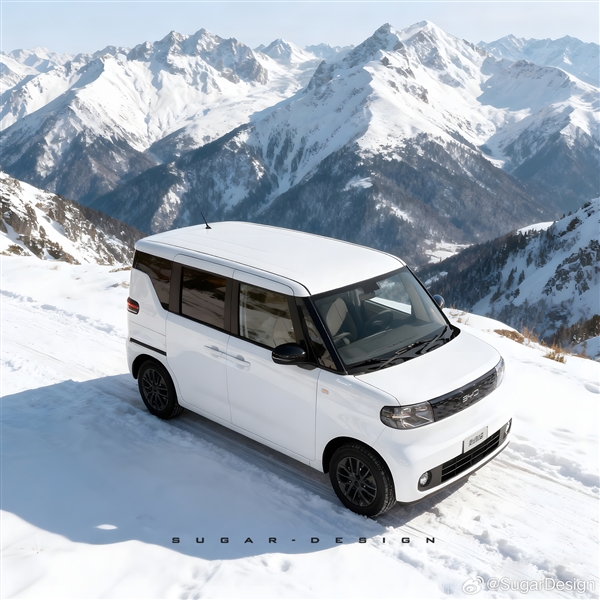 最实用的方盒子 博主绘制比亚迪纯电K-Car效果图：国内太罕见