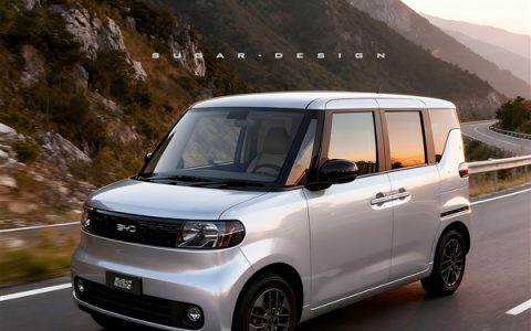 最实用的方盒子 博主绘制比亚迪纯电K-Car效果图：国内太罕见