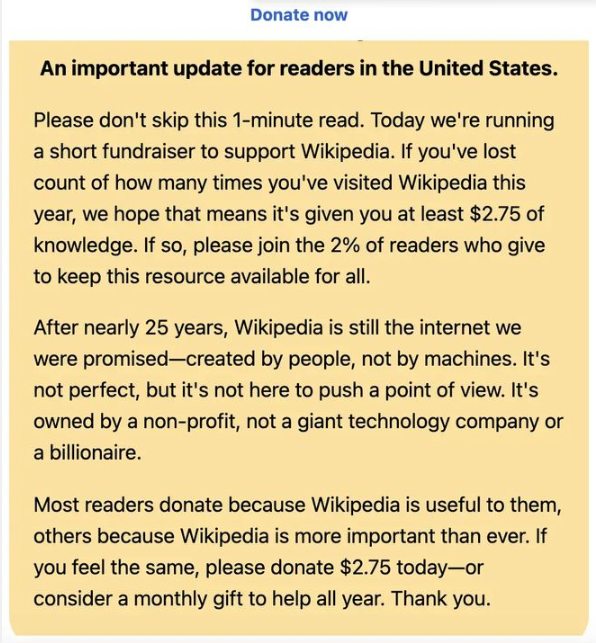 维基百科暗讽马斯克：我们不是机器创造出来的！