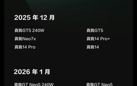真我GT8 Pro首发！realme UI 7.0正式版升级计划公布