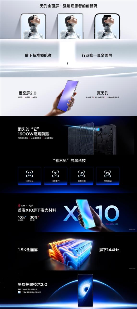 红魔11 Pro系列首发悟空屏2.0：全面屏手机的终极形态