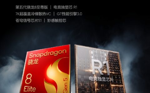 真我GT8 Pro搭载自研电竞独显芯片R1：2K 144Hz超帧 PC级画面体验