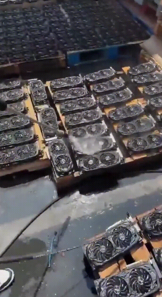 女孩自用99新！“暴力水洗显卡”引热议