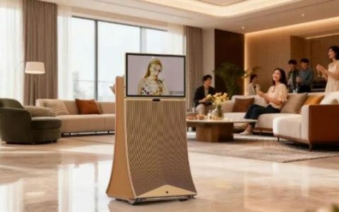 天太发布影音机器人：在家里自由移动 随叫随到