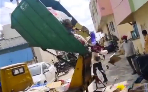 把垃圾被送回乱扔垃圾人家门口 印度以毒攻毒羞辱惯犯