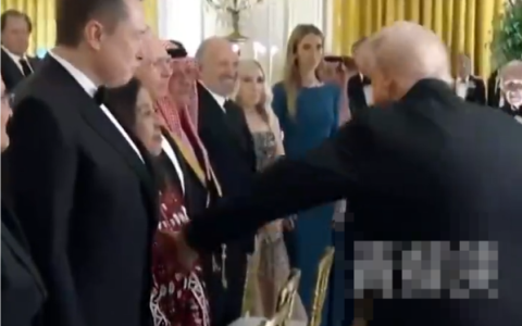 马斯克受邀参加晚宴 特朗普特意留步拍了拍他肚子