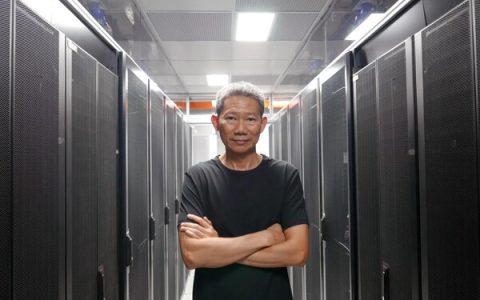 Ready Server director Alan Woo at his company's data centre in Singapore