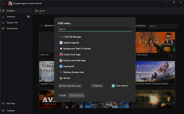 高通骁龙X游戏体验脱胎换骨！AVX指令集补齐、控制面板正式上线