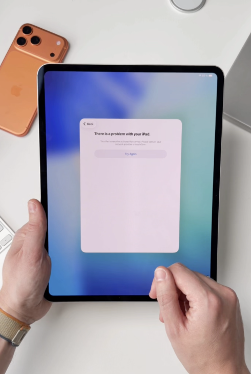 M5 iPad Pro被提前开箱激活：苹果直接远程锁机 彻底变砖！