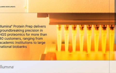 Illumina® Protein Prep 以NGS蛋白质组学技术为全球超过40家客户提供突破性的精准解决方案，涵盖从学术机构到大型国家生物样本库