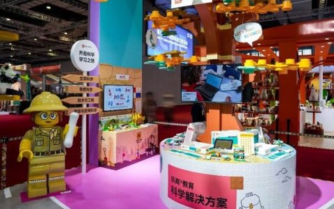 乐高®教育在进博会上展示其全新发布的乐高科学教育解决方案