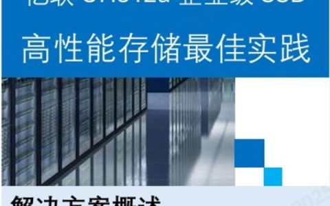 全新发布：英特尔与忆联携手打造企业级高性能存储解决方案，以卓越性能护航企业核心应用
