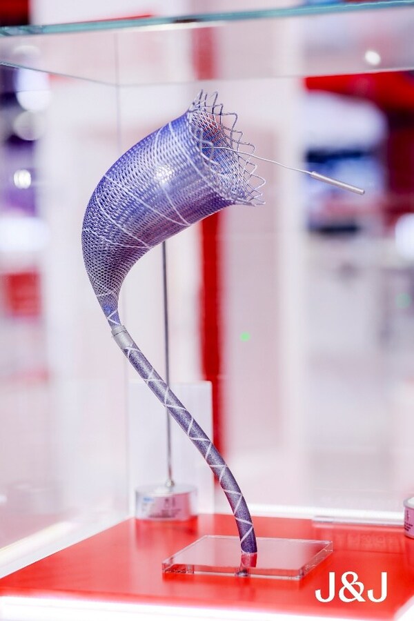 “进博首秀”强易达血流导向密网支架放大版模型