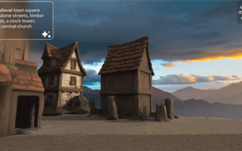 Meta发布WorldGen 一句话生成宏大可交互3D场景