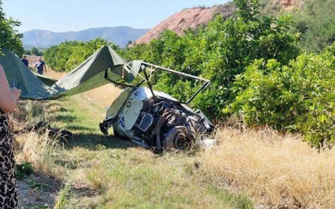 曾言飞行感受到自由 南非女星开直升机撞上高压电线坠亡