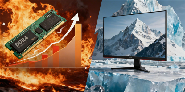 DIY行业冰火两重天：内存硬盘涨上天、显示器白菜价