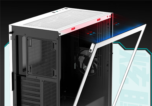 九州风神炫瞳机箱首发199元：3D立体前面板设计