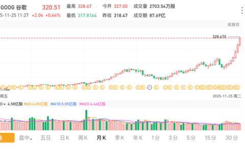 谷歌股价飙升 7个月翻倍 俩创始人成为世界第二、第三富豪