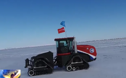 第42次南极考察出发！国产THT550履带式牵引车首次应用