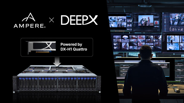 DEEPX– Announces Ultra-Efficient AI Video Analytics Solution Based on AmpereOne® Platform