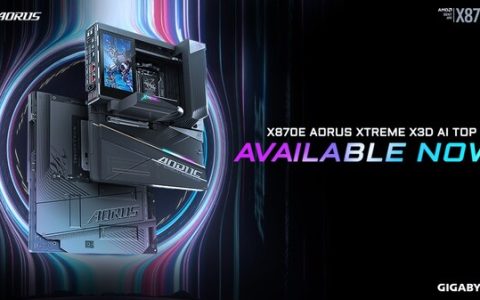 专为 AMD Ryzen X3D 处理器打造：技嘉 X870E AORUS XTREME X3D AI TOP 旗舰主板正式上市