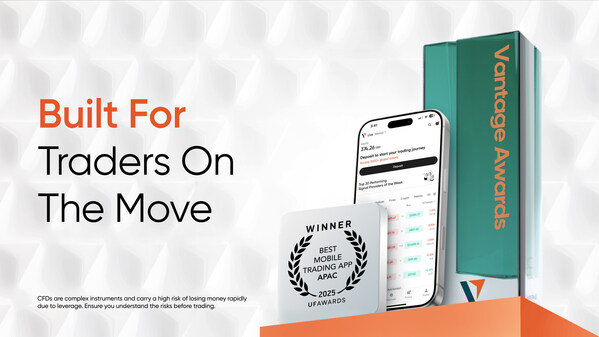 Vantage Wins ‘Best Mobile Trading App – APAC’ at the UF Awards APAC 2025