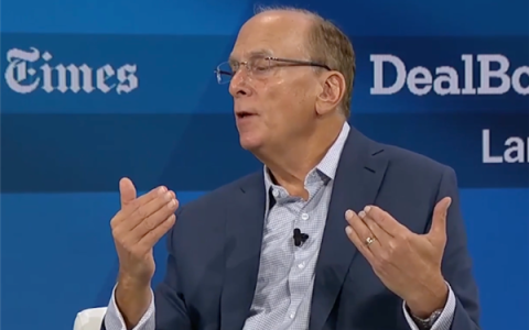 贝莱德集团CEO：美国在数字化经济方面落后于印度和巴西