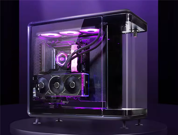 酷冷至尊Master Frame 360机箱首发1999元起：前置展示平台 配ARGB聚光灯