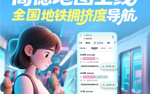 高德地图上线全国地铁拥挤度导航！通勤族、宝妈、老人出行神器