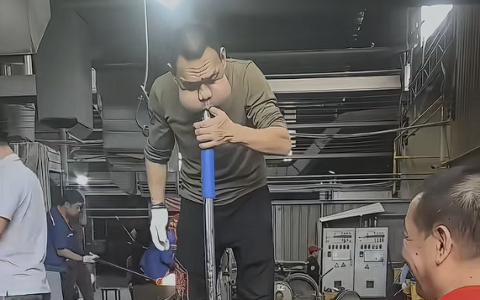 男子工厂吹玻璃30年肌肉拉伤严重：腮帮肿大成“青蛙王子”