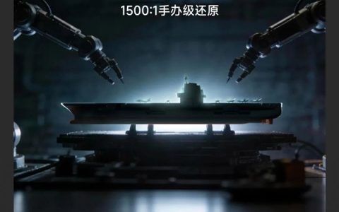 中国航母手办充电宝来了：1500:1比例 精致还原航母细节