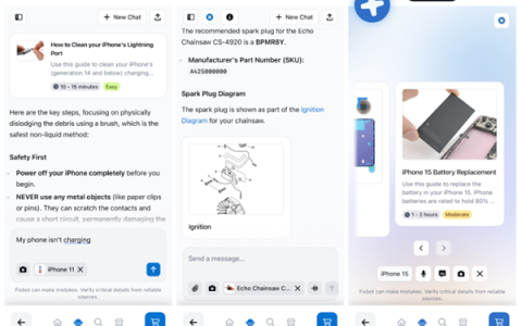 iFixit推AI维修助手FixBot：可上传故障图片获取解决方案