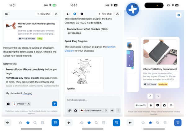 iFixit推AI维修助手FixBot：可上传故障图片获取解决方案