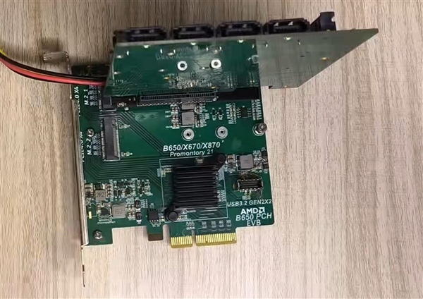 AMD 600/800芯片组竟然插在Intel 主板上!带来更多M.2 、SATA、USB