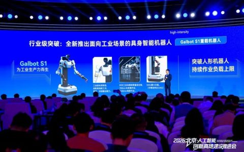 银河通用于北京人工智能+创新示范高地大会正式发布具身智能重载机器人 Galbot S1