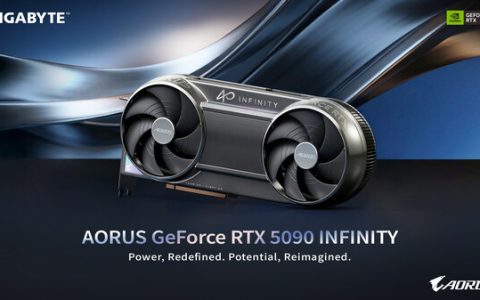 技嘉于 CES 2026 发表精巧设计 AORUS GeForce RTX™ 5090 INFINITY 显卡 以创新散热技术释放极致性能