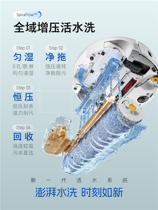石头P20 Ultra活水版扫地机器人正式发布！首创0缠清扫系统：到手3899元起