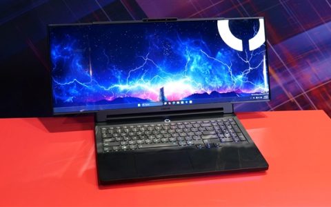 联想Legion Pro Rollable横向卷轴屏笔记本首秀！16、21.5、24英寸一秒切换
