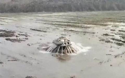 山东一闲置水井突喷热水变“温泉” 当地回应：降水较多 非人为原因