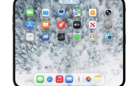 首款真全面屏iPhone！苹果折叠屏iPhone Fold渲染图出炉