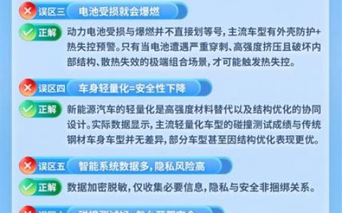 新能源汽车认知九大误区公布：电车比油车更危险、隐藏式门把手紧急情况逃不出