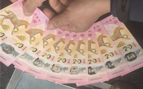 赚大了！浙江有人领走88888888马年纪念钞