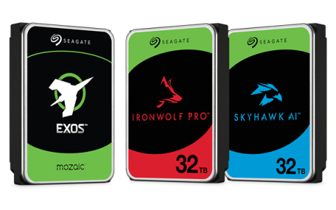 希捷发布三款全球最大32TB硬盘：CMR＋HAMR双剑合璧